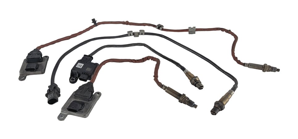 Thumbnail 2: 2014 BMW 328D F30 2.0L N47 NOX SENSOR SET/2 w/ MODULES PM PARTICULATE O2 SENSOR
