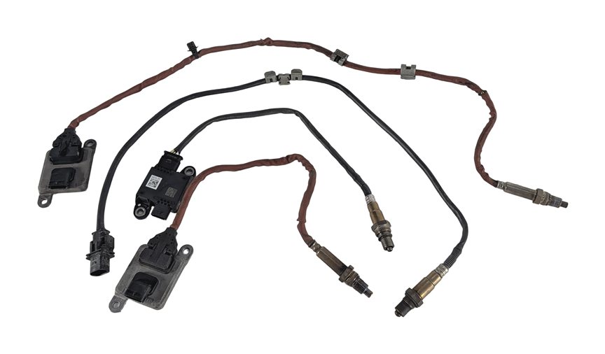 Thumbnail 3: 2014 BMW 328D F30 2.0L N47 NOX SENSOR SET/2 w/ MODULES PM PARTICULATE O2 SENSOR