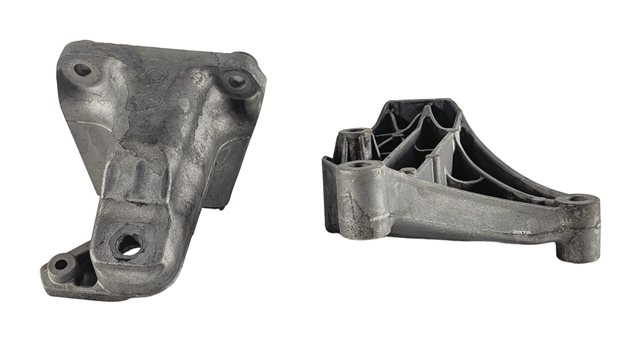2014 BMW 328D (F30) 2.0L N47 ENGINE LEFT/RIGHT MOTOR MOUNT SUPPORT BRACKET SET/2