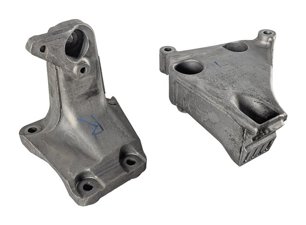 Thumbnail 3: 2014 BMW 328D (F30) 2.0L N47 ENGINE LEFT/RIGHT MOTOR MOUNT SUPPORT BRACKET SET/2