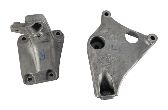Thumbnail 5: 2014 BMW 328D (F30) 2.0L N47 ENGINE LEFT/RIGHT MOTOR MOUNT SUPPORT BRACKET SET/2