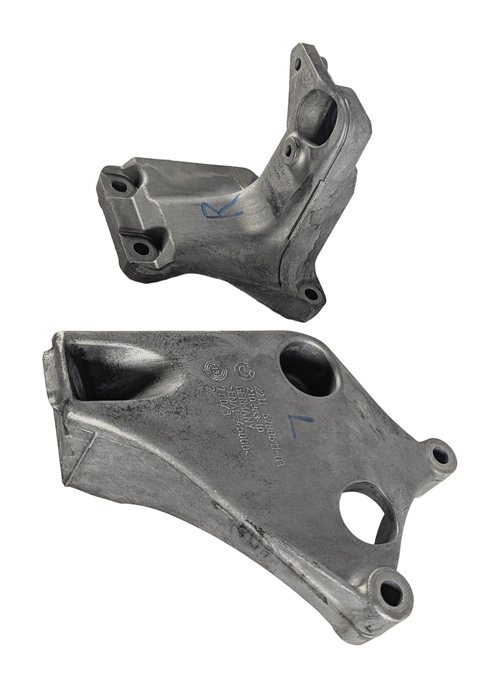 Thumbnail 6: 2014 BMW 328D (F30) 2.0L N47 ENGINE LEFT/RIGHT MOTOR MOUNT SUPPORT BRACKET SET/2