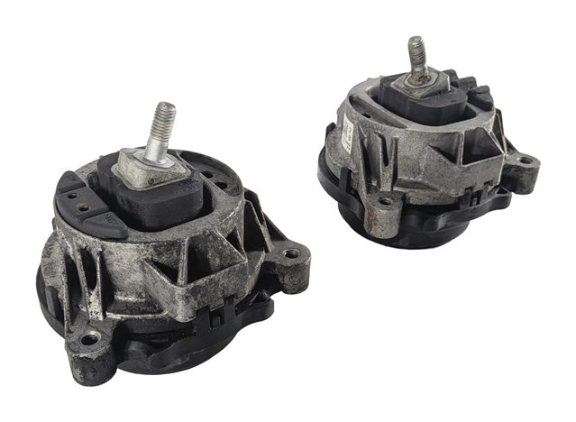 2014 BMW 328D (F30) 2.0L N47 DIESEL ENGINE LEFT/RIGHT MOTOR SUPPORT MOUNT SET/2