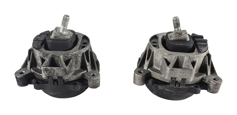 Thumbnail 2: 2014 BMW 328D (F30) 2.0L N47 DIESEL ENGINE LEFT/RIGHT MOTOR SUPPORT MOUNT SET/2