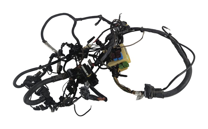 Thumbnail 4: 2014 BMW 328D (F30) 2.0L (N47) ENGINE MOTOR WIRE WIRING HARNESS LOOM w/ FUSE BOX