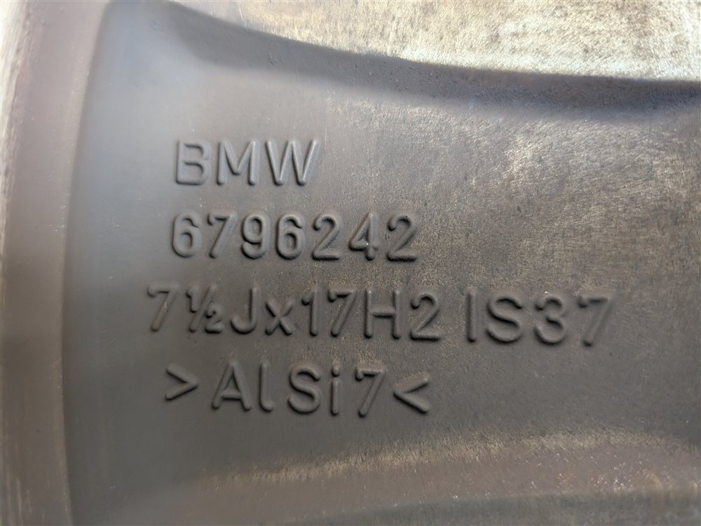 Thumbnail 9: 12-20 BMW 328i 330i 335i 430i 435i (F30 F31 F32 F33) 17x7.5 5-SPOKE WHEEL RIM