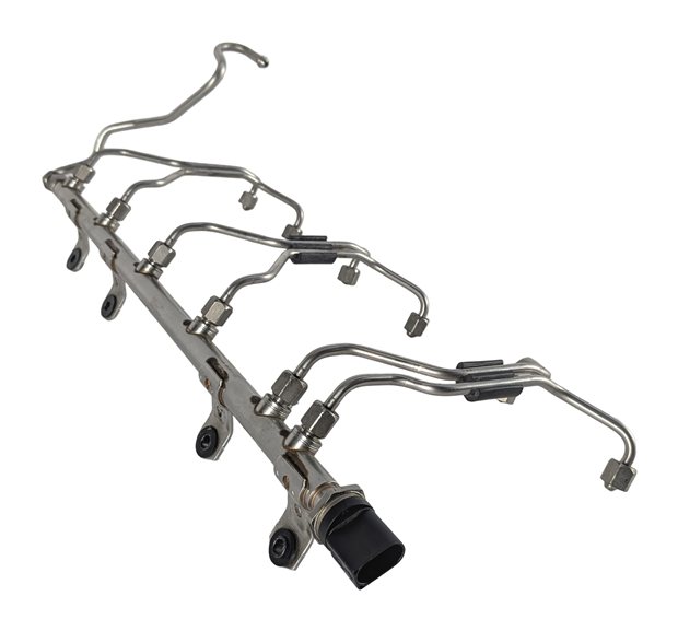 12-19 BMW 535i 640i F06 F10 3.0L N55 ENGINE FUEL RAIL w/ LINES PRESSURE SENSOR