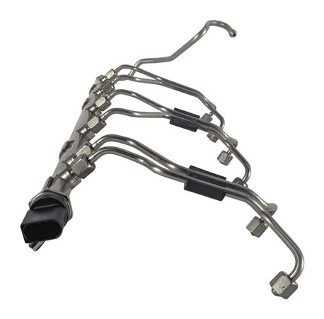 Thumbnail 2: 12-19 BMW 535i 640i F06 F10 3.0L N55 ENGINE FUEL RAIL w/ LINES PRESSURE SENSOR