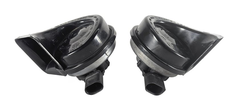 Thumbnail 2: 2011-2016 BMW 528i 535i 535iGT 550i 550iGT M5 (F10 F07) HIGH & LOW TONE HORN SET