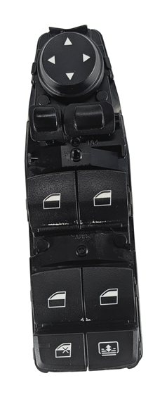 Thumbnail 3: 10-19 BMW 5 6 M5 M6 (F06 F10 F12 F13) LEFT DRIVER PFOLD WINDOW SWITCH w/ SHADE
