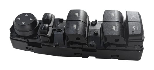 Thumbnail 4: 10-19 BMW 5 6 M5 M6 (F06 F10 F12 F13) LEFT DRIVER PFOLD WINDOW SWITCH w/ SHADE