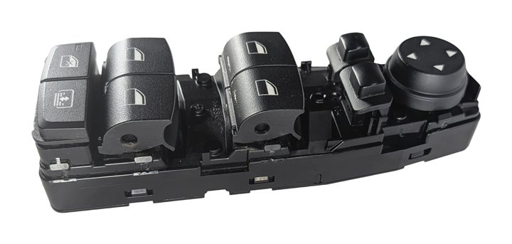 Thumbnail 5: 10-19 BMW 5 6 M5 M6 (F06 F10 F12 F13) LEFT DRIVER PFOLD WINDOW SWITCH w/ SHADE