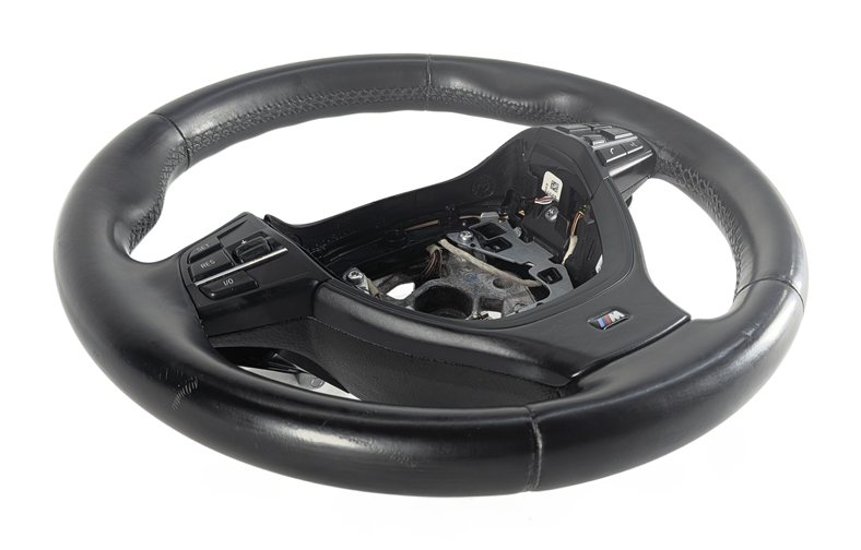 13-14 BMW 5 SERIES M5 (F10) M SPORT STEERING WHEEL w/PADDLES (Black)