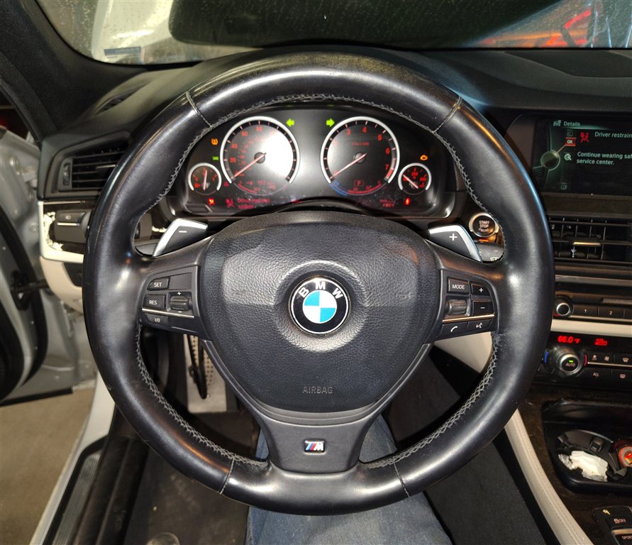 Thumbnail 2: 13-14 BMW 5 SERIES M5 (F10) M SPORT STEERING WHEEL w/PADDLES (Black)