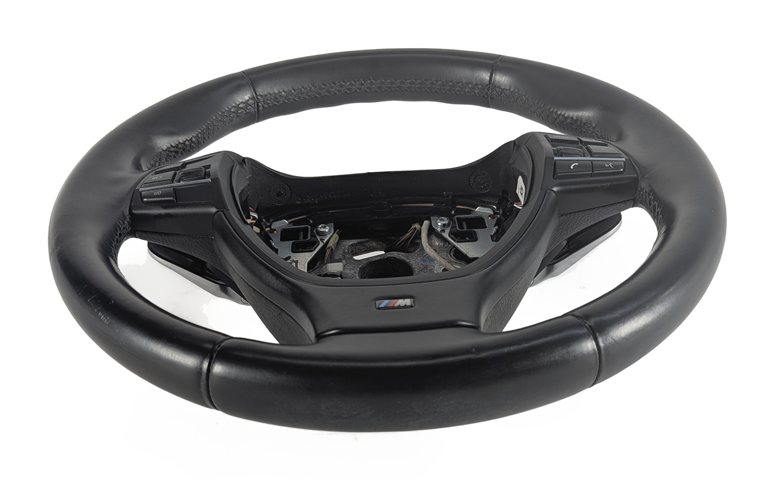 Thumbnail 3: 13-14 BMW 5 SERIES M5 (F10) M SPORT STEERING WHEEL w/PADDLES (Black)