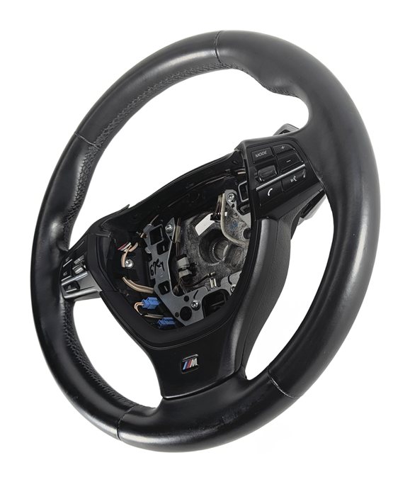 Thumbnail 5: 13-14 BMW 5 SERIES M5 (F10) M SPORT STEERING WHEEL w/PADDLES (Black)