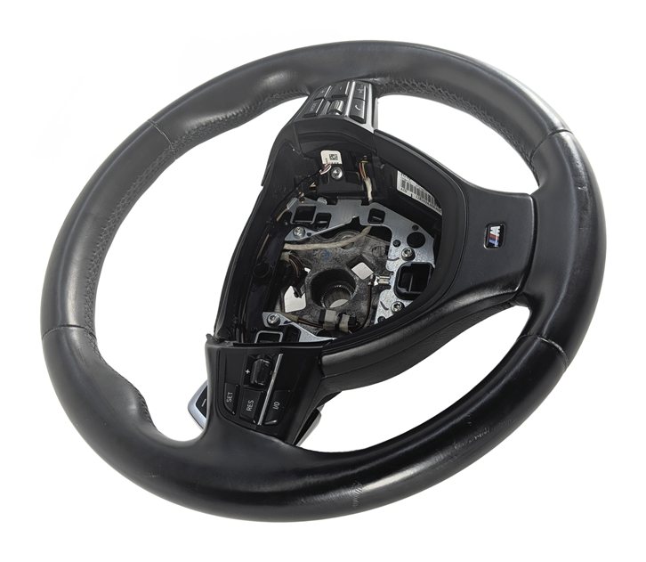 Thumbnail 6: 13-14 BMW 5 SERIES M5 (F10) M SPORT STEERING WHEEL w/PADDLES (Black)