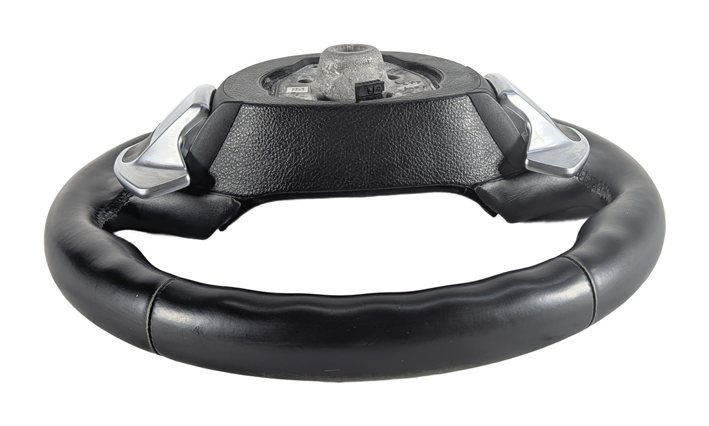 Thumbnail 7: 13-14 BMW 5 SERIES M5 (F10) M SPORT STEERING WHEEL w/PADDLES (Black)