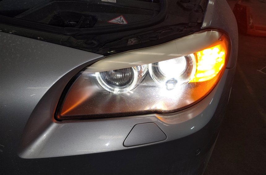 Thumbnail 2: 2011-2013 BMW 528i 535i 550i M5 (F10) LEFT XENON HID ADAPTIVE HEADLIGHT LAMP