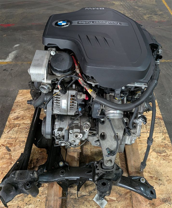 Thumbnail 11: 13-16 BMW 328i 328iGT 428i F30 F32 F34 AWD 2.0L N26 TURBO ENGINE ASSEMBLY (98k)