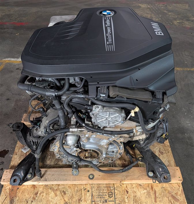 Thumbnail 2: 13-16 BMW 328i 328iGT 428i F30 F32 F34 AWD 2.0L N26 TURBO ENGINE ASSEMBLY (98k)