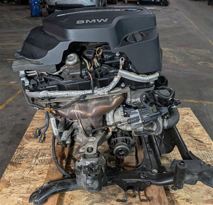 Thumbnail 6: 13-16 BMW 328i 328iGT 428i F30 F32 F34 AWD 2.0L N26 TURBO ENGINE ASSEMBLY (98k)