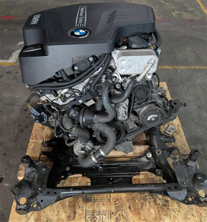 Thumbnail 8: 13-16 BMW 328i 328iGT 428i F30 F32 F34 AWD 2.0L N26 TURBO ENGINE ASSEMBLY (98k)