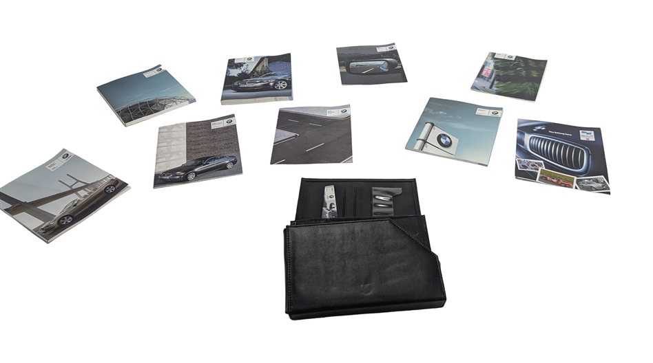 Thumbnail 5: 2008 BMW 335XI (E90) 3.0L OWNER'S MANUAL BOOKLET INSTRUCTION w/ CASE SET