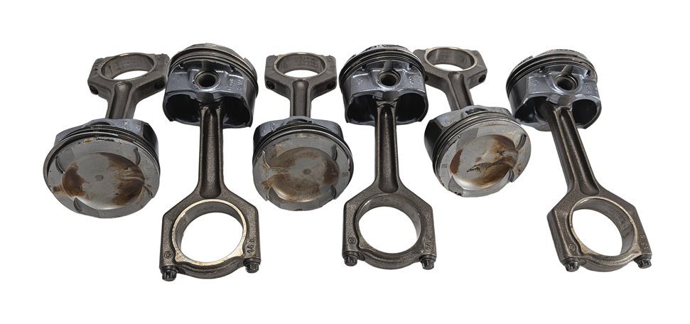 Thumbnail 3: 07-10 BMW 135i 335i 535i X6 Z4 E87 E60 E71 E89 3.0L N54 TURBO PISTON & ROD SET/6