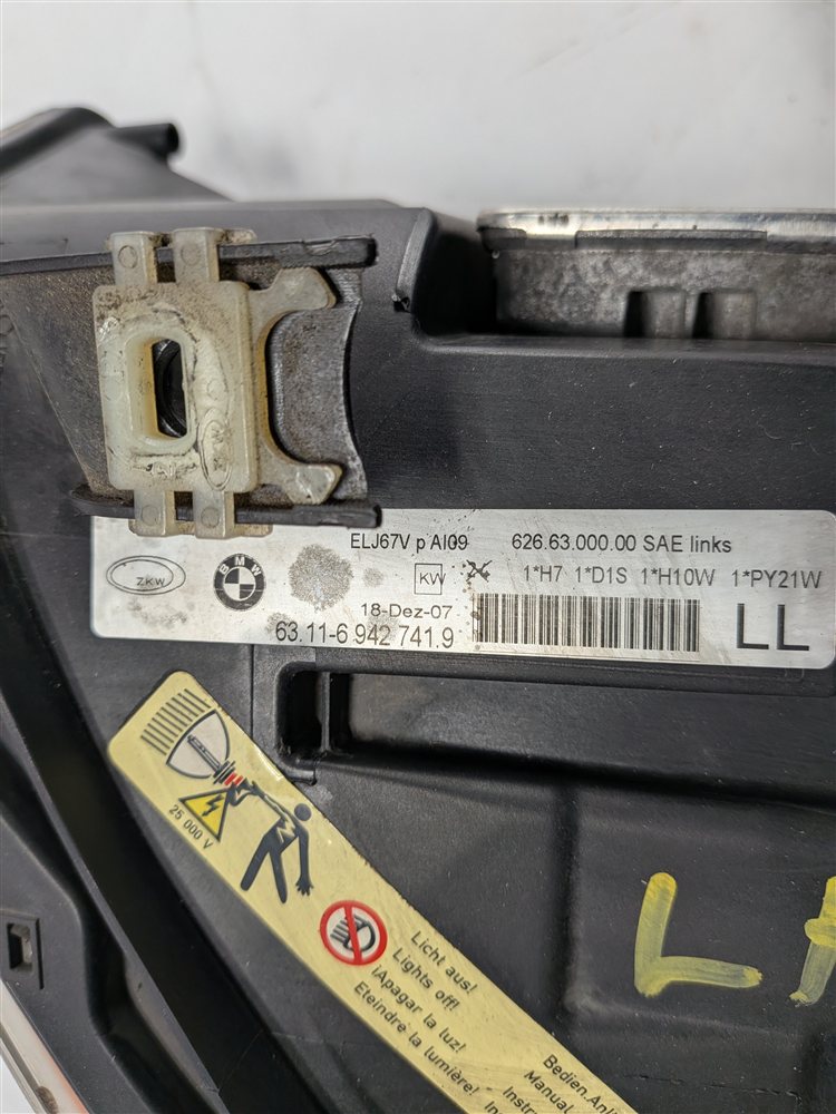 Thumbnail 10: 06-08 BMW 3 SERIES M3 (E90 E92) LEFT DRIVER ADAPTIVE XENON HID HEADLIGHT