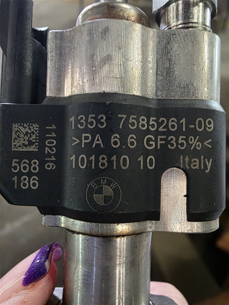 Thumbnail 15: 07-16 BMW 335I E90 3.0L N54 FUEL INJECTOR SET/6 INDEX 05/08/09 MIX